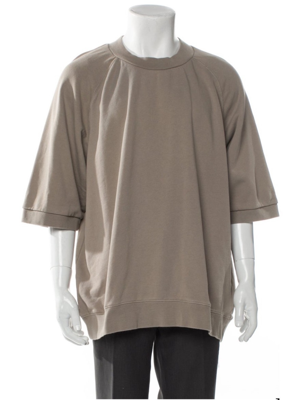 Fear Of God Essentials Crew Neck Three Quarter Sleeve Sweatshirt Size Large